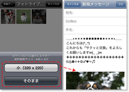 サクッと交換*顔文字メッセージ作成*4 サクッと交換*顔文字メッセージ作成*4